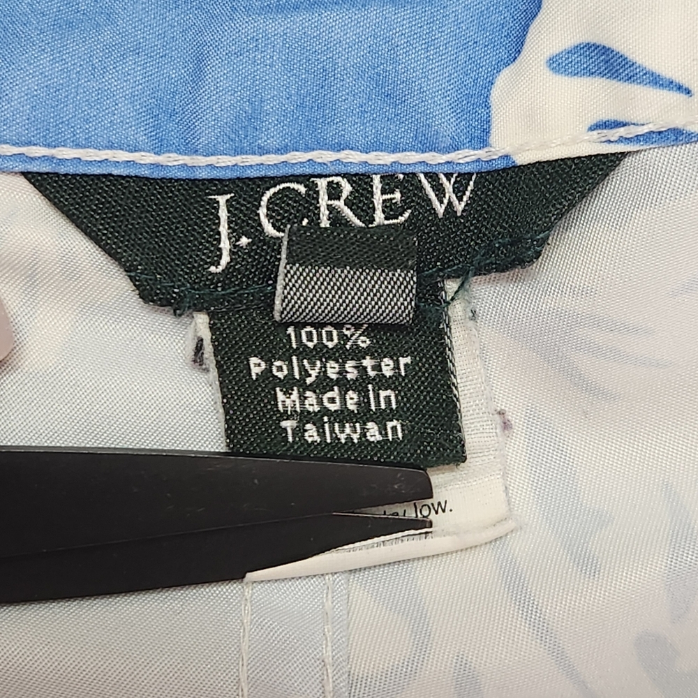 Vintage J.Crew Boardshorts Men’s 38 Blue White Floral Lace-Up Surf Swim Shorts - Picture 13 of 13